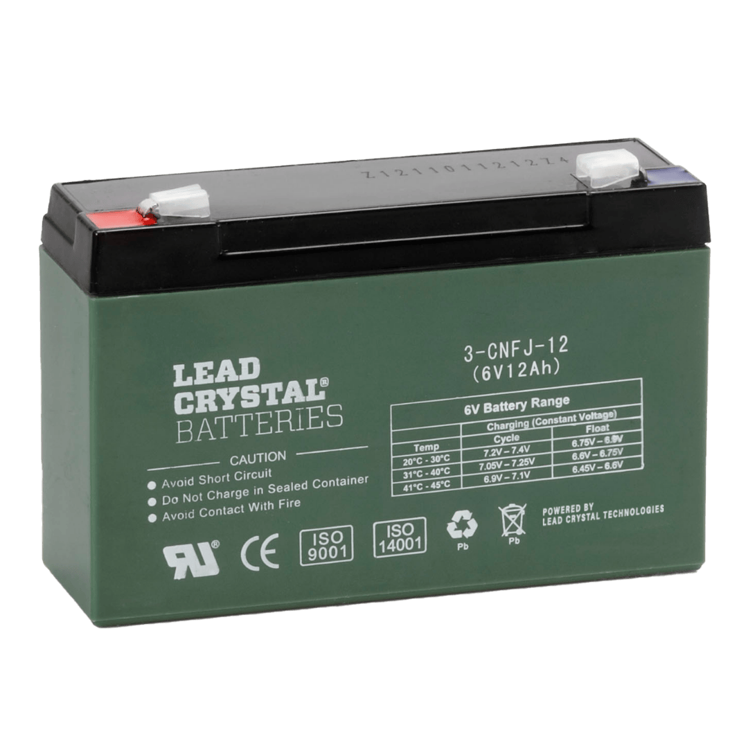 Lead Crystal Battery 6V 12Ah