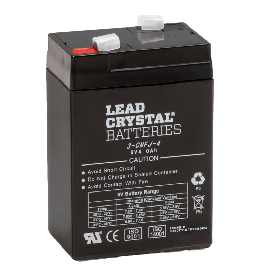 Lead Crystal Battery 6V 4Ah