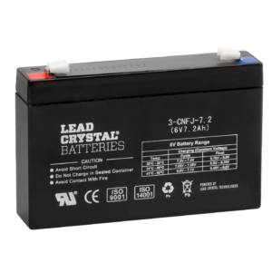 Lead Crystal Battery 6V 7.2Ah