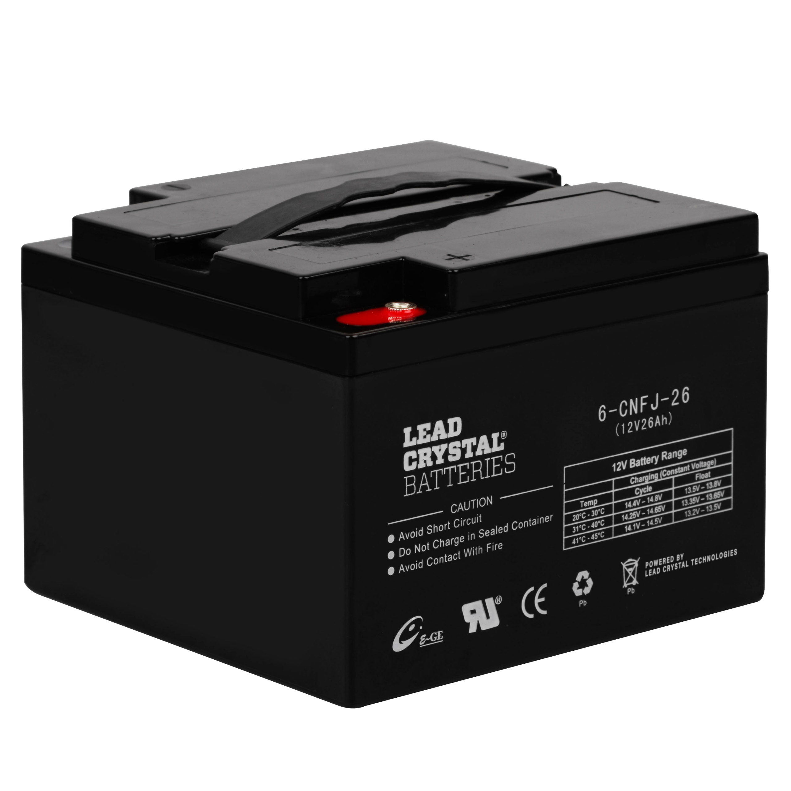 Lead Crystal Battery 12V 26Ah